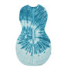 Picture of Happiest Baby Sleepea 5-Second Swaddle - 100% Organic Cotton Baby Swaddle Blanket - Doctor Designed Promotes Healthy Hip Development (Tie Dye Blue, Medium)