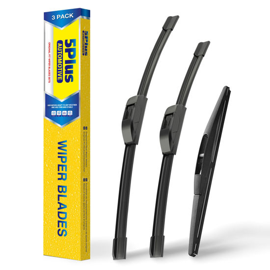 Picture of 5 PLUS Windshield Wipers Replacement For 2016-2022 Honda HRV HR-V Windshield Wipers, Original Equipment Automotive Replacement Windshield Wiper Blades 26"+18"+10"(3 Wipers)