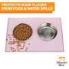 Picture of Neater Pet Brands Neater Mat - Waterproof Silicone Pet Bowls Mat - Protect Floors from Food & Water (Light Pink, 32" x 24" Silicone)