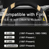 Picture of West Llama Customized Auto Car Steering Wheel Cover for Ford F-150, F-250, F-350, Expedition (Black+Beige)