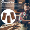 Picture of Guitar Wall Mount 3 Pack, Black Walnut Wood Guitar Hanger, U-Shaped Guitar Wall Hanger Mount, Guitar Holder Hook Stand Wall for Acoustic, Electric Guitar, Banjo, Bass, for Guitar Player Men Boy