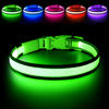 Picture of LED Dog Collar, Light Up Dog Collar USB Rechargeable, Brightest Dog Lights for Night Walking, Adjustable Dog Collar Light for Dog Safety(Small, Neon Green)