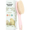 Picture of Baby Hair Brush - Baby Brush with Soft Goat Bristles, Cradle Cap Brush, Perfect Scalp Grooming Product for Infant, Toddler, Kids, Newborns, Baby Girls, Boys (Blush, Oval)