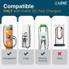 Picture of LENZ CCS1 to Tesla Adapter for Tesla Models 2021 and After [Not Compatible with Cybertruck], Charge speeds up to 250 kW at DC Level 3 Fast Charging Stations