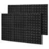 Picture of TroyStudio Thick Acoustic Foam Panels, 12 X 12 X 2 Inches 12 Pcs Pyramid Sound Absorbing Foam, Dense Soundproof Padding Tile, Recording Studio Foam Absorber, Decorative 3D Wall Ceiling Panel