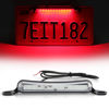 Picture of LivTee License Plate Light, Extremely Bright LED License Plate Lights Assembly for Trailer UTV ATV Truck RV Boat, Red