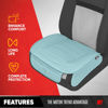 Picture of Motor Trend Seat Covers for Cars Trucks SUV, Faux Leather 2-Pack Mint Padded Car Seat Covers with Storage Pockets, Premium Interior Car Seat Cover