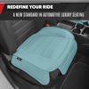 Picture of Motor Trend Seat Covers for Cars Trucks SUV, Faux Leather 2-Pack Mint Padded Car Seat Covers with Storage Pockets, Premium Interior Car Seat Cover