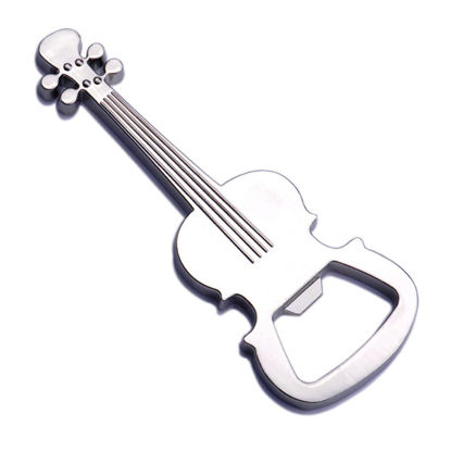 Picture of Guitar Bottle Opener for Men Birthday Christmas Gift for Guitar Player Friend Dad Guitar Shaped Gifts for Drinkers Music Lovers Guitar Beer Bottle Opener
