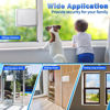 Picture of Sliding Door Lock, 6 Pack Child Safety Sliding Glass Door Lock for Sliding Glass Doors, Sliding Windows, Sliding Closet, etc. Easy to Installation Provides More Security for Your Baby and Pets