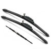 Picture of JustCar 3Pcs for Dodge Caliber Windshield Wiper Blades 2007 2008 2009 2010 2011 2012, Original Equipment Automotive Replacement Windshield Wiper Blades for My Car- 24"/17"/10" (Set of 3) U/J HOOK