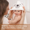Picture of Momcozy Baby Bath Towel Set, Baby Towel with Hood and Baby Washcloth|Baby Bath Glove, Extremely Soft, Breathable, Suitable for Girls and Boys