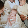 Picture of mushie Muslin Baby Swaddle Blanket | 100% Organic Cotton (Sparrow)