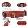 Picture of Faleela Soft &Comfy Bowtie Dog Collar,Detachable and Adjustable Bow Tie Collar,for Small Medium Large Pet (Large(Pack of 1), Orange)