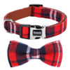 Picture of Faleela Soft &Comfy Bowtie Dog Collar,Detachable and Adjustable Bow Tie Collar,for Small Medium Large Pet (L, Red)