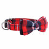 Picture of Faleela Soft &Comfy Bowtie Dog Collar,Detachable and Adjustable Bow Tie Collar,for Small Medium Large Pet (L, Red)