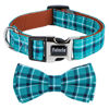 Picture of Faleela Soft &Comfy Bowtie Dog Collar,Detachable and Adjustable Bow Tie Collar,for Small Medium Large Pet (Small (Pack of 1), Green)