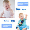 Picture of ERSIHUA Silicone Teething Toys for Babies, Remote Control Shape Silicone Teethers, Cute Chew Toys for Boys and Girls,BPA Free Teether Early Educational Sensory Toy Black-Single