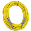 Picture of Seismic Audio - SASTSX-25 - 25 Foot TS 1/4" Guitar, Instrument, or Patch Cable Yellow