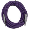 Picture of Seismic Audio - SASTSX-25 - 25 Foot TS 1/4" Guitar, Instrument, or Patch Cable Purple