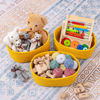 Picture of CubesLand Cube Shelf Closet Storage Baskets Bins Set 2,Woven Basket for Organizing/Storage,Long-lasting &Skin-friendly Toy Storage Basket Bin,Stylish Room Decor Basket,Yellow Cotton Rope Basket