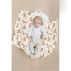 Picture of Konssy Baby Blankets for Unisex Boys Girls, Super Soft Nursery Minky Blankets with Muslin Cotton Front and Dotted Fleece Backing, Printed Bed Throws Newborn