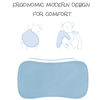 Picture of Konssy Muslin Baby Burp Cloths Sets for Unisex- 6 Pack Large 100% Cotton Burping Clothes for Newborn, Baby Girls and Boys