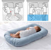 Picture of Baby Lounger, Bionic Design Baby Lounger for Newborn 0-24 Months, Soft Organic Cotton Breathable Lounger for Infants