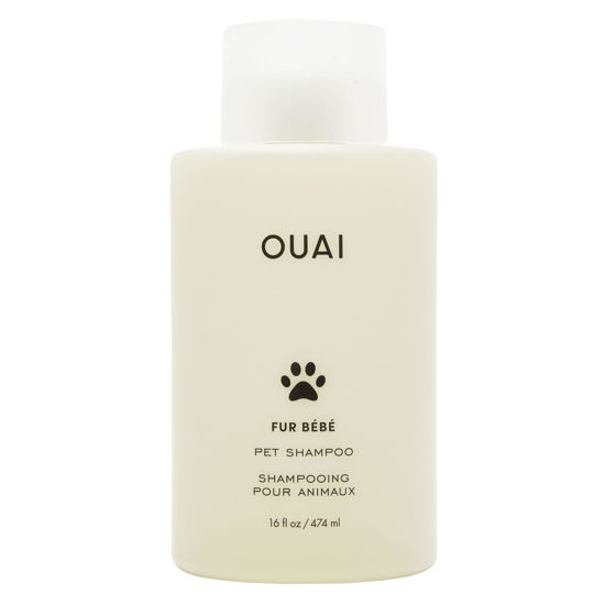 Picture of OUAI Fur Bébé Pet Shampoo, Mercer Street Scent - Dog Shampoo and Coat Wash for Hydrating, Cleansing and Adding Shine - Pet Supplies by OUAI (16 Fl Oz)