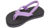 Picture of Rainbow Sandals Kid's Grombow's Soft Top Rubber w/Neoprene Narrow Purple Narrow Strap, Black, w/Backstrap Kid's 5-6 B(M) US