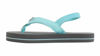 Picture of Rainbow Sandals Kid's Grombow's Soft Top Rubber w/Neoprene Narrow Aqua Narrow Strap, Grey, w/Backstrap Kid's 5-6 B(M) US