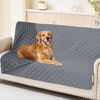 Picture of Smiry Waterproof Dog Blanket, Reversible Dog Bed Cover Pet Blanket, Soft Pet Couch Covers for Sofa Washable, Bed Couch Sofa Furniture Protector for Puppy Cat Kids (52"x82", Grey/Dark Grey)