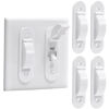 Picture of Wall Switch Guard, Child Proof Light Switch Cover Guard | Toggle Style | Light Switch Protection | Keep Toggle Switch in On or Off Position | 4 Pack, White