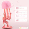 Picture of ZealSound Blue Yeti Pop Filter for Blue Yeti Microphone,Mic Foam Cover with Furry Windscreen Muff windshield for ZealSound K66/Yeti/Yeti X/Nano/Yeti Pro/AM8/SoloCast and More USB Mics (Pink)