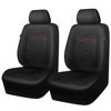Picture of CAR PASS Faux Leather Car Seat Covers Front Seats only, Premium Waterproof Anti Slip Front Automotive Seat Covers,Airbag Compatible Custom Fit for Toyota Rav4 Camry Corolla Highlander Prius, Black