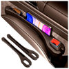 Picture of SSNNUU 2PCS Car Seat Gap Filler Organizer with Phone Holder,[Upgrade Version] Car Seat Gap Organizer for Prevent Falling,Essential Car Accessories Car Side Seat Gap Filler (Brown)