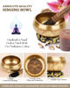 Picture of Hihealer Tibetan Singing Bowls, Meditation Sound Bowls Handcrafted in Nepal for Yoga, Chakra Healing, Mindfulness Self Care Spiritual Gifts for Women and Men (Black, 4.5 inch)