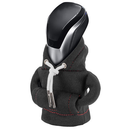 Picture of Gear Shift Hoodie, Gear Shift Cover, Universal Car Shift Knob Hoodie, Mini Hoodie for Car Shifter, Automotive Interior Cute Gadgets, Car Accessories and Decorations