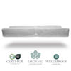Picture of Organic Cotton Contoured Baby Changing Pad w/Waterproof Foam Mattress, Includes Soft, Removable & Washable Cover, Safety Strap, Non-Slip Bottom, Topper for Standard Size Infant Diaper Table & Dresser