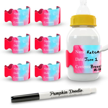 Picture of Pumpkin Doodle The Original Write and Reuse Baby Bottle Labels for Daycare