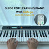 Picture of BEATBIT Piano Note Strips with Solfege (Do Re Mi…), Fit 61/54/49 Key Piano Learning, Removable Piano Keyboard Stickers