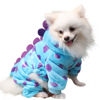 Picture of Dinosaur Costume for Small Dogs and Cats, Dog Hoodies Cold Weather Coat,Dog Pajamas for Christmas Halloween