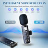 Picture of 3 in 1 Wireless Lavalier Microphone for iPhone, iPad, Android, Camera,12-Hour Battery, mini Noise Reduction Recording Mic 2.4G Ultra-Low Delay, Microphone for Vlog/ TikTok/YouTube Live Stream( 3 Mic)