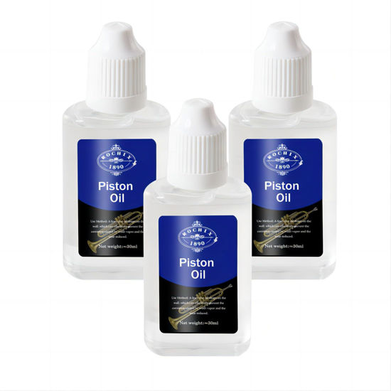 Picture of 3 pcs Valve Oil Regular Synthetic Piston Valve Oil for Trumpet,Horn,Brass Instruments,1.02 fl.oz/30ml/pcs