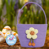 Picture of Easter Basket, Easter Baskets for Kids, Baby Easter Basket with Handle, Empty Bunny Egg Basket, Easter Baskets for Boys, Girls, Toddler, Babies, Infant Easter gifts basket Personalized