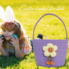 Picture of Easter Basket, Easter Baskets for Kids, Baby Easter Basket with Handle, Empty Bunny Egg Basket, Easter Baskets for Boys, Girls, Toddler, Babies, Infant Easter gifts basket Personalized