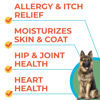 Picture of GOODGROWLIES Omega 3 Fish Oil for Dogs (180Ct) - Skin&Coat Chews - Dry & Itchy Skin Relief + Allergy Support - Shiny Coat - EPA&DHA Fatty Acids - Salmon Oil Chews Promotes Heart, Hip & Joint Support