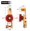 Picture of Top Post Battery Disconnect Switch - Quick Disconnect Battery Cut Off Switch for Car Truck Marine RV and Electrical Equipment - 12V/125A - Red