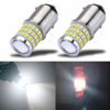 Picture of iBrightstar 9-30V Super Bright Low Power 1157 2057 2357 7528 BAY15D LED Bulbs with Projector Replacement for Back Up Reverse Lights or Tail Brake Lights, Xenon White(6500K)