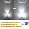 Picture of iBrightstar 9-30V Super Bright Low Power 1157 2057 2357 7528 BAY15D LED Bulbs with Projector Replacement for Back Up Reverse Lights or Tail Brake Lights, Xenon White(6500K)